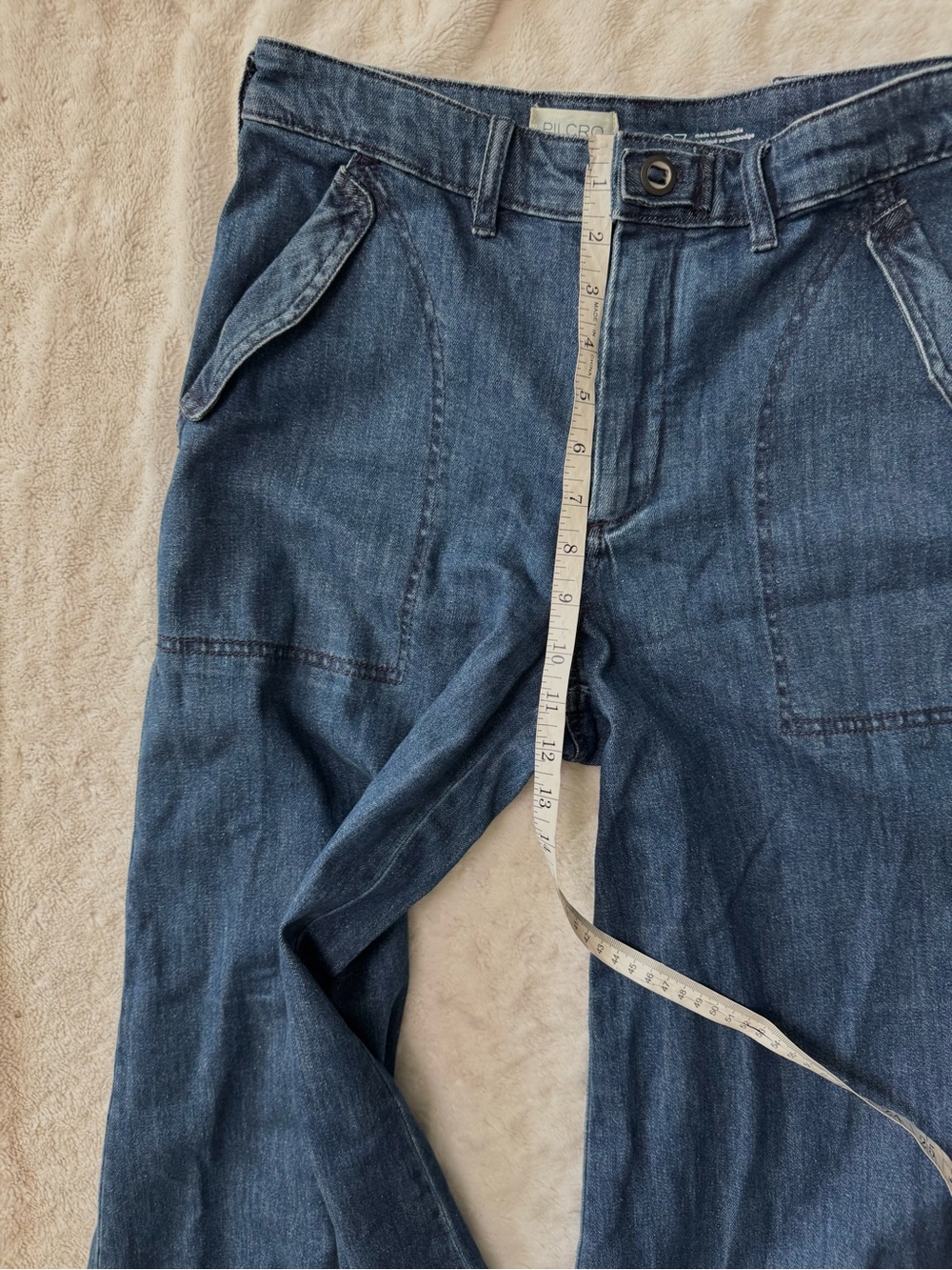 Pilcro Anthropologie High-Rise Ultra Wide-Leg Jeans - Picture 12 of 15